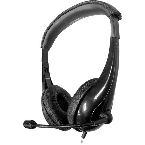 Motiv8 Multimedia Headset with Steel-Reinforced Gooseneck Microphone