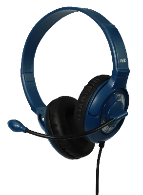 School Testing Headset with 3.5mm Plug (Blue/Black)