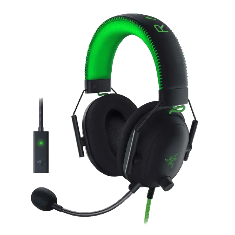 Razer BlackShark V2 | Wired Gaming Headset + USB Sound Card