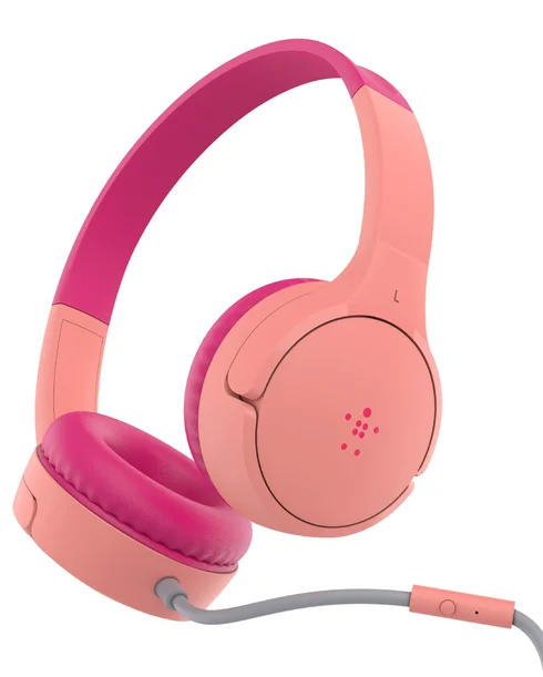 Belkin SoundForm Mini Wired On-Ear Headphones for Kids with Built-In Mic (3 Colors)